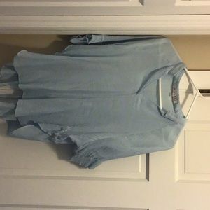 Joy Joy gauze tie back top